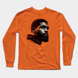 Geometric  weavy Kyrie Basketball Long Sleeve T-Shirt